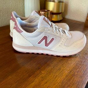 New Balance 311 Cream & Mauve Athletic Shoes